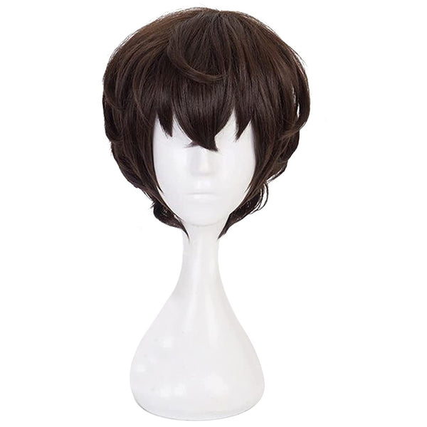 Qp hairEbingoo Green Wig for Women Short Straight Wig with Ponytail Cosplay Wig for Anime Party Halloween (with Wig Cap)