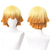 Qp hairEbingoo Green Wig for Women Short Straight Wig with Ponytail Cosplay Wig for Anime Party Halloween (with Wig Cap)