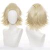 Qp hairEbingoo Green Wig for Women Short Straight Wig with Ponytail Cosplay Wig for Anime Party Halloween (with Wig Cap)