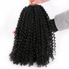 Qp hairCrochet Braid Hair 60g/pack Synthetic Curly Braid 12 inch Ombre Braiding Hair Extentions burgundy,blonde,black