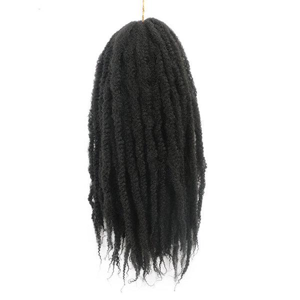 Doris beauty Marley Braids Hair Crochet Afro Kinky Synthetic Braiding Hair Crochet Braids Hair Extensions Bulk 18 inch