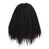 Doris beauty Synthetic Dreadlock Marley Braids Ombre Braiding Hair Wig for Women Afor Kinky Curly Wig Black Ombre Brown Wig