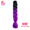 Qp hairDream Like Pre Stretched Long Braiding Hair Extensions Synthetic Crochet Hair High Tempreture Fiber Jumbo Hair Braids For Women