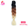 Qp hairDream Like Pre Stretched Long Braiding Hair Extensions Synthetic Crochet Hair High Tempreture Fiber Jumbo Hair Braids For Women