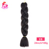 Qp hairDream Like Pre Stretched Long Braiding Hair Extensions Synthetic Crochet Hair High Tempreture Fiber Jumbo Hair Braids For Women