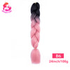 Qp hairDream Like Pre Stretched Long Braiding Hair Extensions Synthetic Crochet Hair High Tempreture Fiber Jumbo Hair Braids For Women