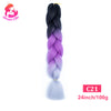 Qp hairDream Like Pre Stretched Long Braiding Hair Extensions Synthetic Crochet Hair High Tempreture Fiber Jumbo Hair Braids For Women