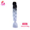 Qp hairDream Like Pre Stretched Long Braiding Hair Extensions Synthetic Crochet Hair High Tempreture Fiber Jumbo Hair Braids For Women