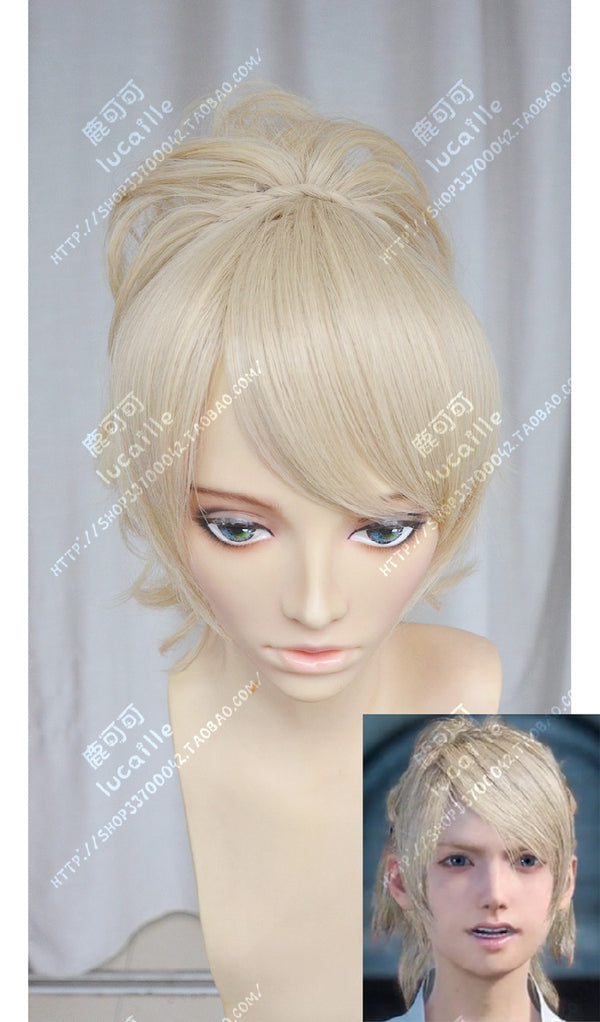 High Quality Final Fantasy XV Lunafreya Nox Fleuret Princess Luna Cosplay Wig Synthetic Hair