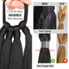 Qp hairMONIXI Synthetic Braided Ponytail Extensions Long Black Hairpiece Pony Tail  with Hair Tie for Women High Temperature Fiber