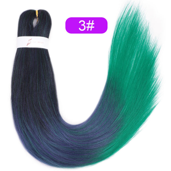 Qp hairMONIXI Synthetic Easy Jumbo Braids Hair Ombre Braiding Hair Jumbo Braid Hair Expression