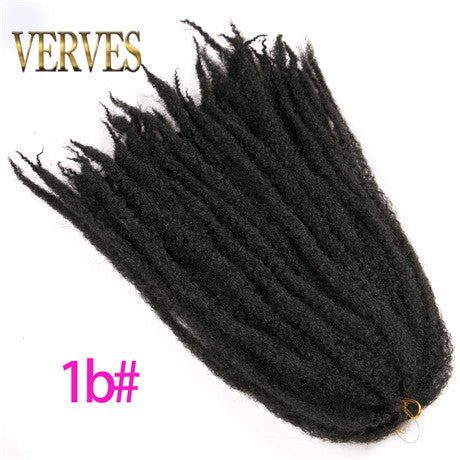 Qp hairMarley Hair 18 inch Afro Kinky Synthetic Braiding Hair Crochet Braids 30 Strands/pack Black Ombre Brown Hair Extensions Burgundy