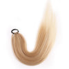 Qp hairPonytail Extensions Synthetic Boxing Braids Wrap Around Chignon Tail With Rubber Band Hair Ring 26 Inch Brown Ombre Braid DIY
