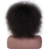 Synthetic Afro Wig for Women African Dark Brown Black Red Color Yaki Straight Short Wig Cosplay Hair Doris beauty