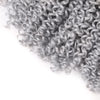 Qp hairSynthetic Water Wave Braids Crochet hair 14 inch 100 grams/pcs Braiding Hair Extensions Crochet braids Twist Light Grey