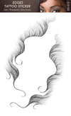 Qp hairVigorous 5 Styles Baby Hair Temporary Tattoos Sticker DIY Natural Curly Hair Edges Long Lasting Waterproof hair on the temples