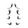 Qp hairVigorous 5 Styles Baby Hair Temporary Tattoos Sticker DIY Natural Curly Hair Edges Long Lasting Waterproof hair on the temples